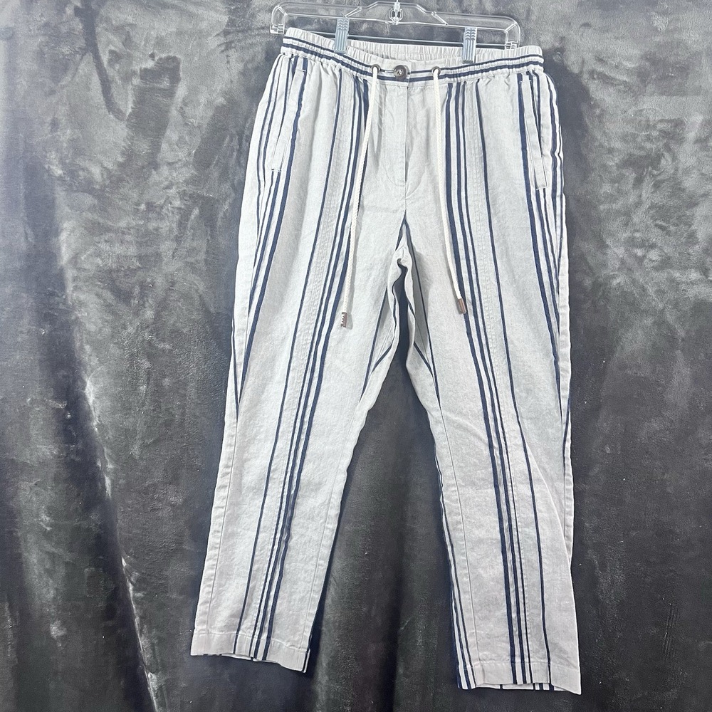 Soft Surroundings Pants Size Small Linen Blend Lagen look Resort Beach Cover-up